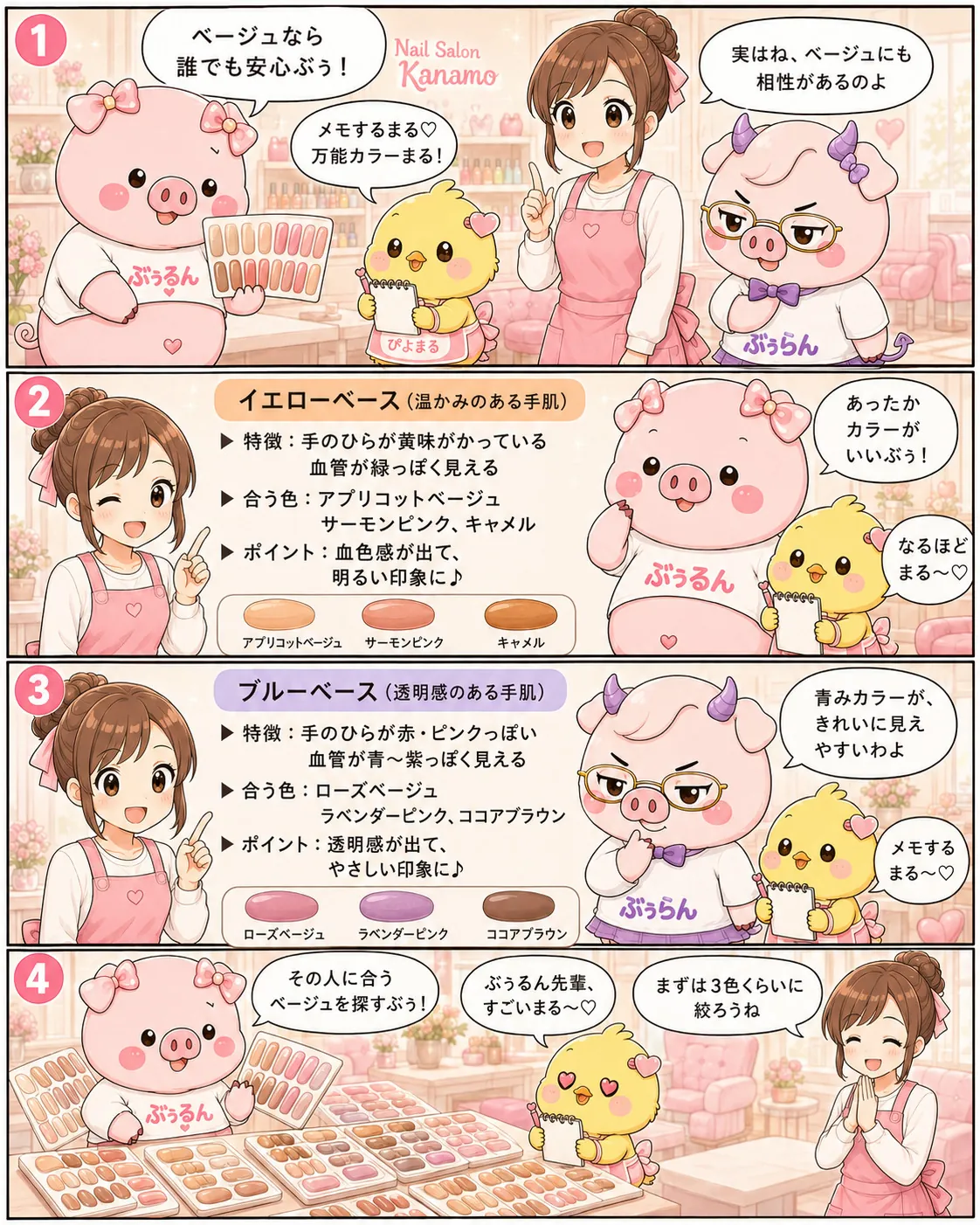 How To「ベージュネイル」(1/2)
